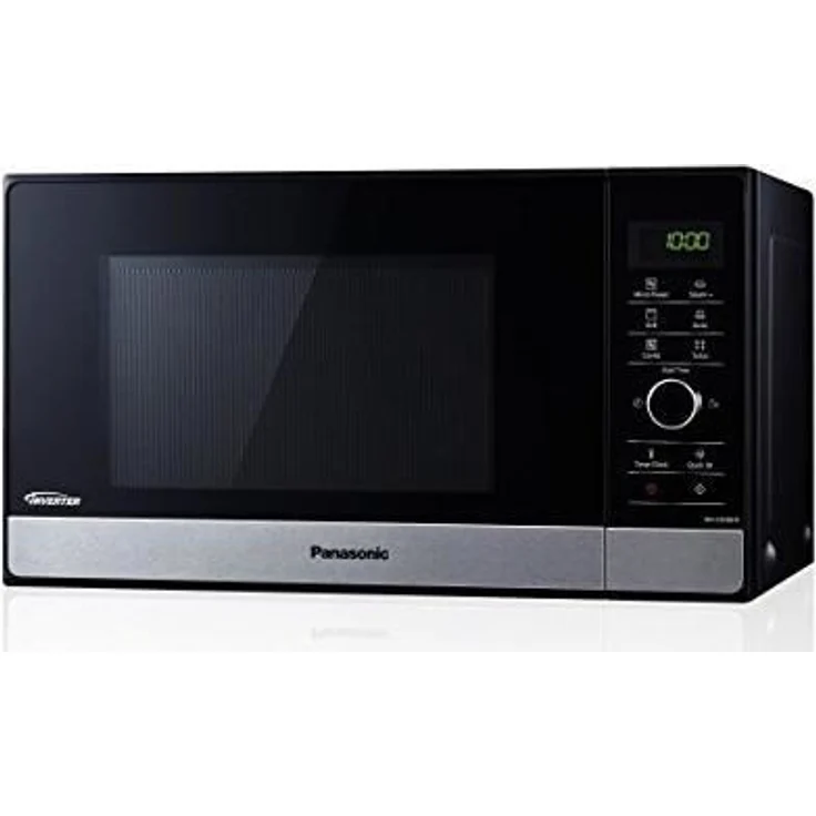 Panasonic NN-SD28HSGTG Inverter Mikrowelle, Standgerät, 1000 Watt, 23 Liter Garraum, edelstahl-schwarz – Bild 1