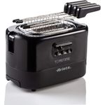 Ariete 159 Toastime Toaster 2 Scheiben mit Zange, Krümelschublade Schwarz