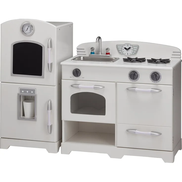 Teamson Classic Collection Kitchen, Wood, Weiß