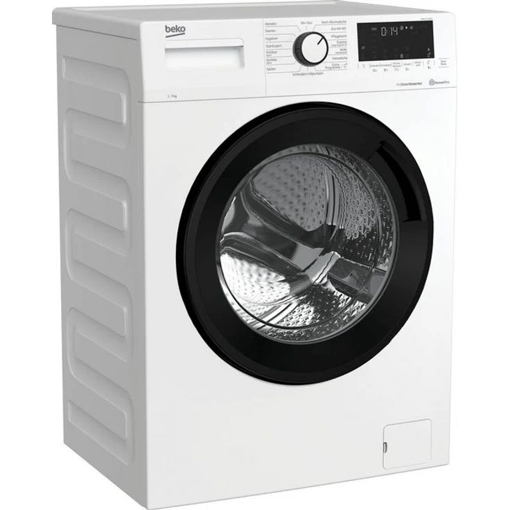 Beko WML71465S, Frontlader-Waschmaschine, A, Fassungsvermögen 7 kg, Standgerät, Breite 60 cm, Programmablaufanzige, Toch-Display – Bild 5