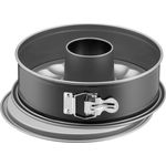 Kaiser Inspiration Springform 26 cm rund, 2 Böden, Flach- und Rohrboden, runde Backform, antihaftbeschichtet, auslaufsicher, mit Rezept