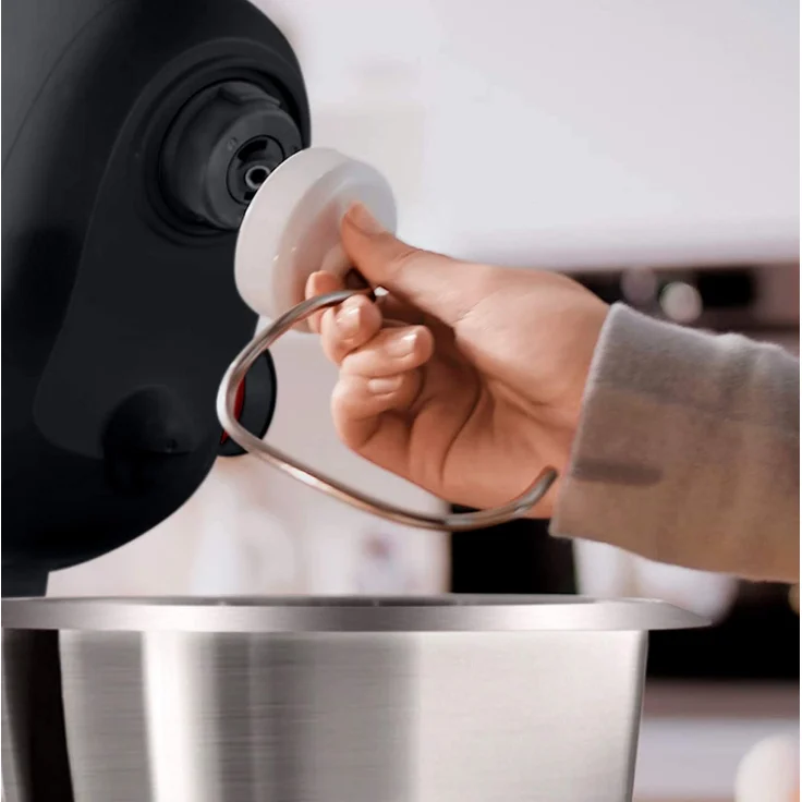 Bosch MUMS2EB01 Küchenmaschine, 700W, 3,8L Schüssel, 4 Geschwindigkeiten, inkl. Patisserie-Set, Durchlaufschnitzler, schwarz, Serie: MUMS – Bild 3