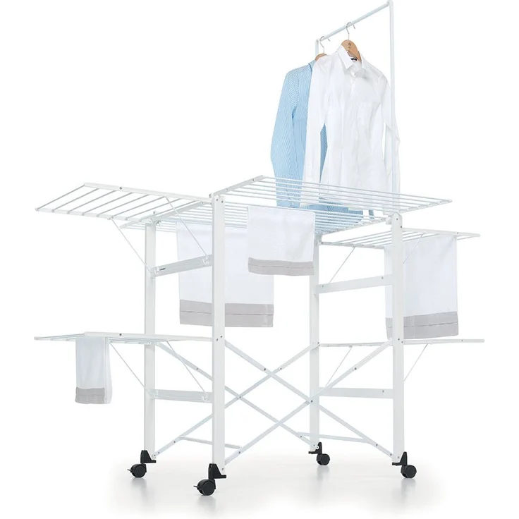 Foppapedretti Supergulliver Wäscheständer, 174 x 122 x 189 cm. Alluminium 189x122x174 cm Bianco – Bild 1