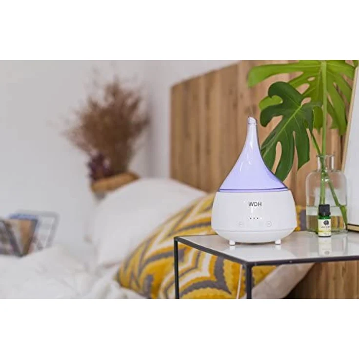 Aktobis WDH-AD31 Aroma-Diffuser, Duftlampe, Ultraschall-Prinzip, 7 LED Farben, Inkl. Orangenöl, Aromaleistung bis 30 ml-h – Bild 3