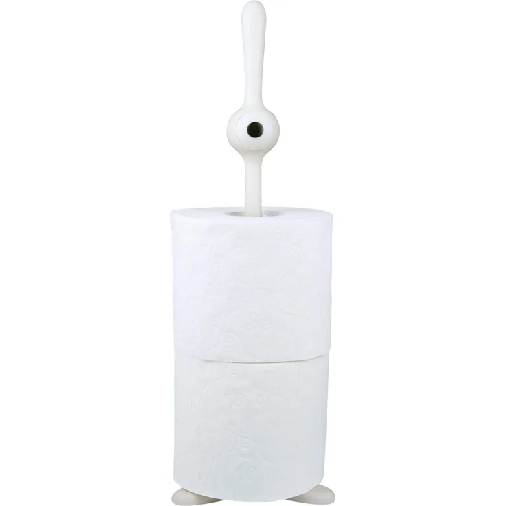 koziol Papierrollenhalter Toq, Kunststoff, solid weiß, 8 x 11,5 x 36,5 cm