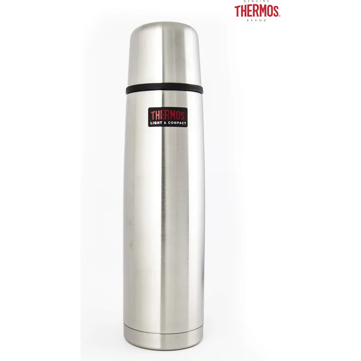Thermos Edelstahl-Thermosflasche 1,0 l, leicht und kompakt