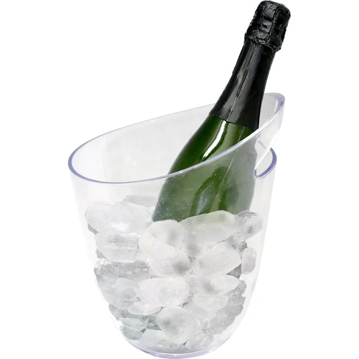 Vin Bouquet FIE 192 Sektk&uumlhler, transparent, f&uumlr eine Flasche, aus ABS, 20 x 20,5 x 24 cm, durchsichtig, 20x20.5x24 cm