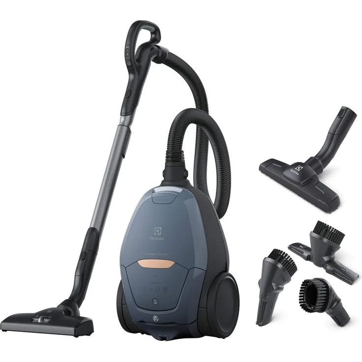 Electrolux Pure D8 PD82-8DB Bodenstaubsauger mit Beutel, 600 Watt, 12 m Aktionsradius, blau