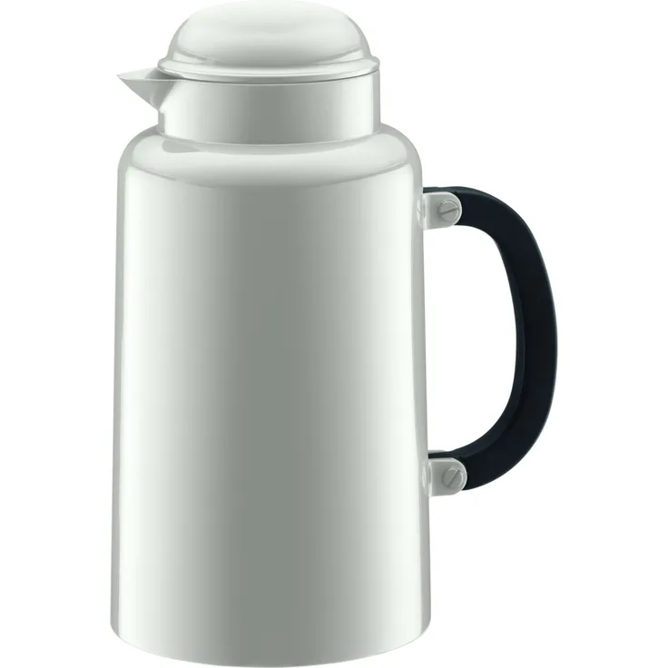 Bodum CHAMBORD Thermoskanne (Doppelwandig, Vakuumisolierung, 1,0 liters) cremefarben