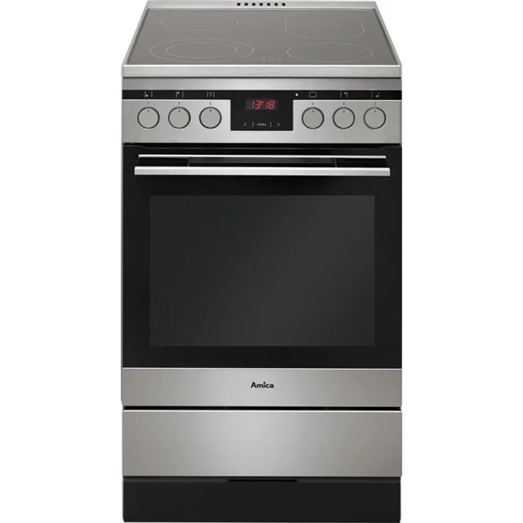 Amica SHC 11587 E, Herd, A, Standgerät, Betriebsart Ofen elektrisch, Anzahl Kochfelder 4, Volumen 66 l
