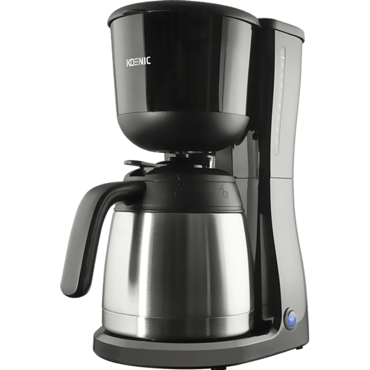 Koenic KCM 2220 B Kaffeemaschine Edelstahl-Schwarz - Preisvergleich