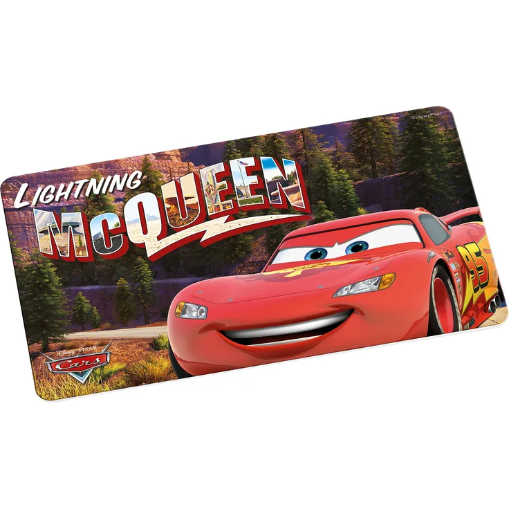 Disney 12784 Cars Brettchen Lightning McQueen Brett, Melamin, mehrfarbig