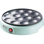 Bestron APFM700SDM Poffertjes Maker, 800W, Kontrollleuchte, antihaftbeschichtet, mint