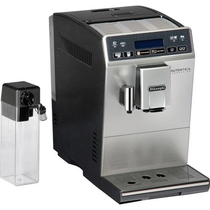 De'Longhi Autentica Cappuccino ETAM 29.660.SB Kaffeevollautomat mit Milchsystem und integriertem Mahlwerk, Cappuccino und Espresso auf Knopfdruck, Digitaldisplay mit Klartext, 2-Tassen-Funktion, silber – Bild 13