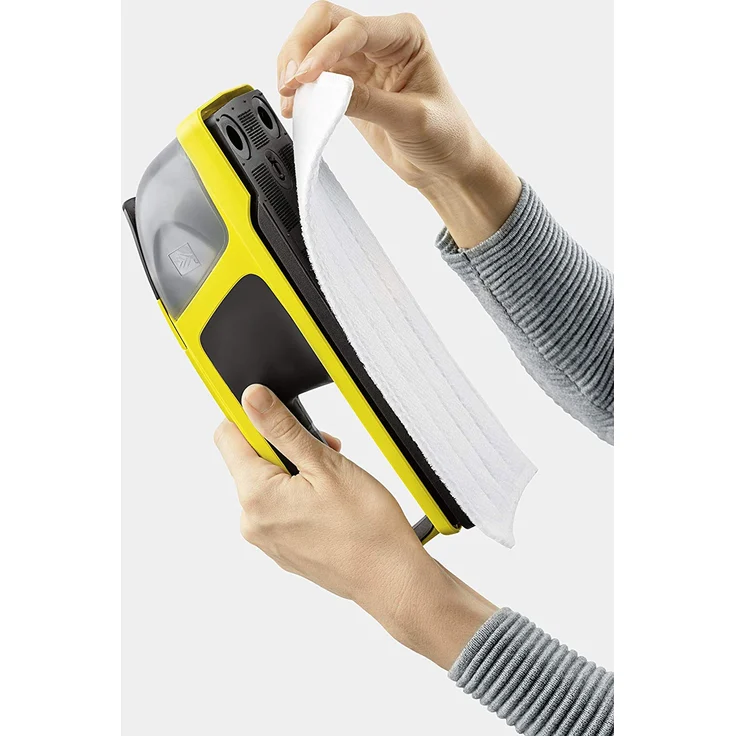 Kärcher KV 4 vibrierender Akku-Wischer, 35 min Akkubetrieb, elektrischer Wasseraustrag, Wischtuch, 20 ml Fensterreiniger-Konzentrat, 1.633-920.0 – Bild 4