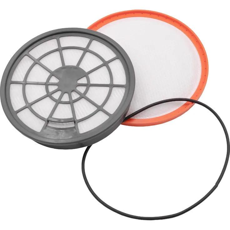 vhbw Filter-Set kompatibel mit Dirt Devil DD2620-9, DD2650-0, DD2650-1, DD2651-0, DD2651-1 - 2x Ersatz-Filter (Abluft-Filter, Motorschutz-Filter)