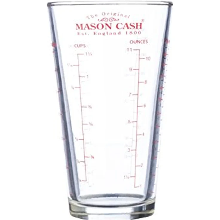 Mason Cash Messbecher, Borosilikatglas, transparent, 8,5 x 8,5 x 14,5 cm, 350 ml – Bild 1