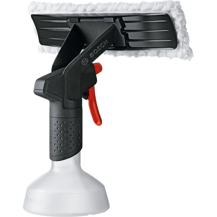 Bosch GlassVAC Solo Plus Fenstersauger, 30 min Akkulaufzeit, breite Absaugdüse, 105 m² Reinigungsfläche pro Akkuladung, schwarz-rot – Bild 3