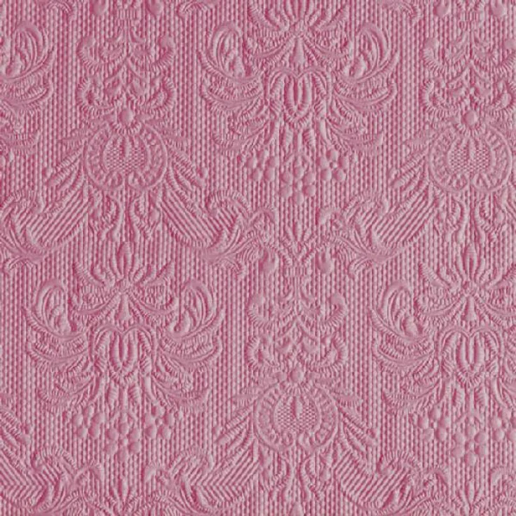 20 Servietten - Elegance - geprägt - Pale Rose 33cm