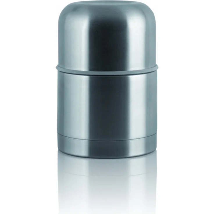Reer 90430 - Edelstahl -Warmhaltebox für Nahrung mit Becher, 350ml – Bild 1
