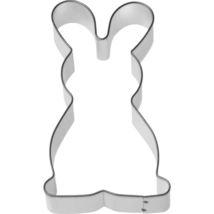 Kaiser Hase Henry, groß, Ostern Plätzchen Ausstecher für Kekse, Edelstahl, 12,2 x 6,5 x 2,5 cm