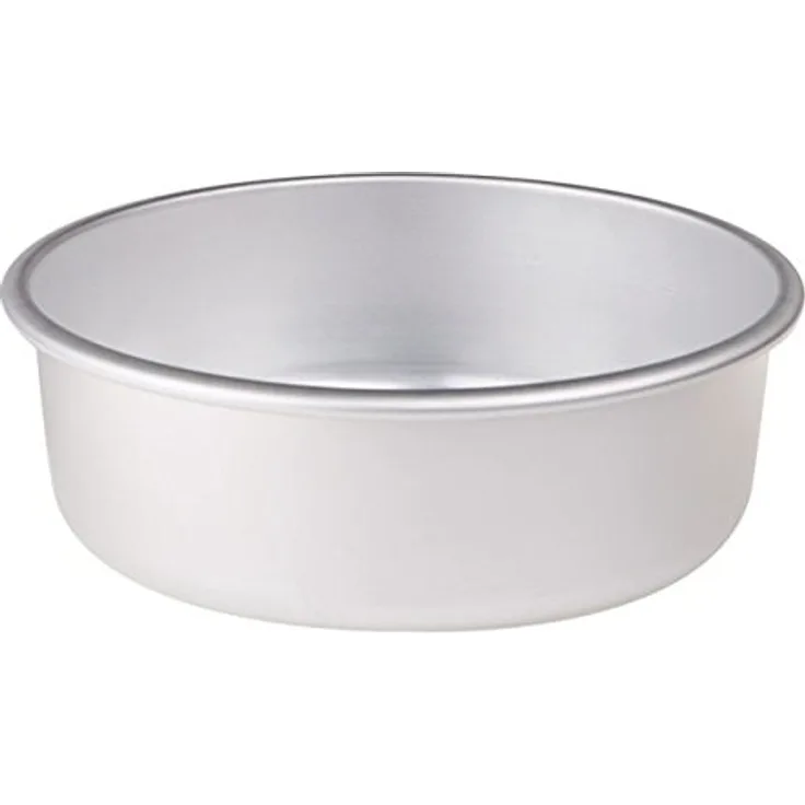 Agnelli Pentole FAMA43 - 824 Konische Kuchenform mit Rand, Aluminium, 24 x 24 x 8 cm
