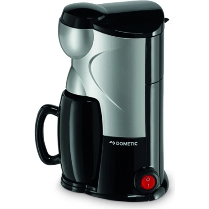 DOMETIC PerfectCoffee MC 01, Reise-Kaffeemaschine, 24 V, 250 W, für LKW oder Truck, schwarz-silber – Bild 1