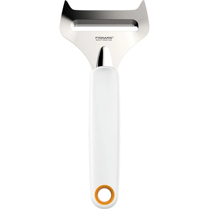 Fiskars Weichkäsehobel, Edelstahl-Kunststoff, Schnittbreite: 6 cm, Functional Form, Weiß, 1016128 – Bild 1