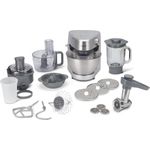 Kenwood Prospero+ KHC29.P0SI Küchenmaschine, 4,3 l Edelstahl Schüssel, 1000 Watt, inkl. 3-teiligem Patisserie-Set, Zerkleinerer, Glas-Mixaufsatz, Fleischwolf, Entsafter und Spritzschutz, silber