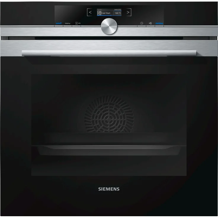 Siemens HB634GBS1, Backofen, A+, Einbaugerät, elektrisch, Volumen 71 l, Breite 59,5 cm, Selbstreinigung katalytische Selbstreinigung, 4D Heißluft, Heißluft sanft, Ober-Unterhitze, Ober-Unterhitze sanft, Umluft-Grill-System – Bild 1