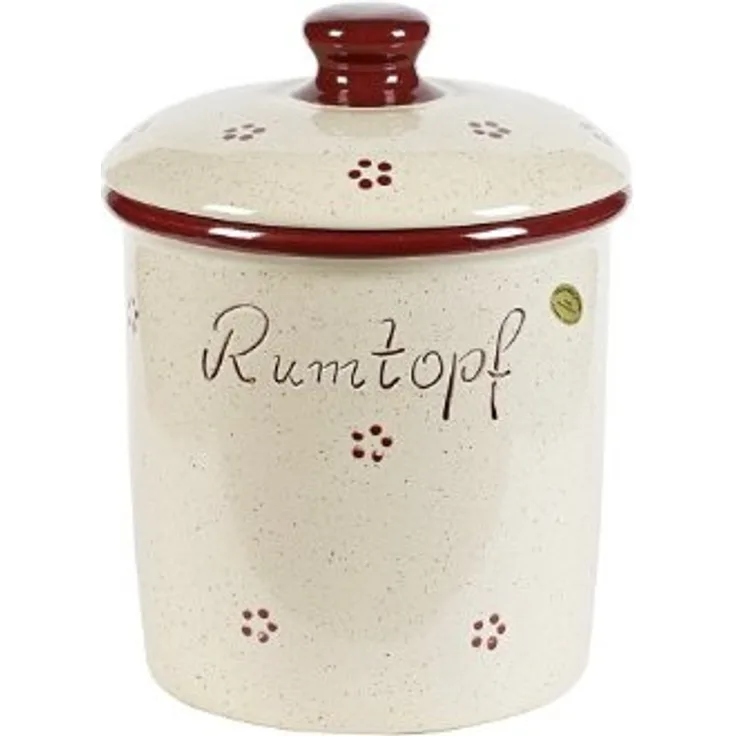 Schmitt & Sohn Rumtopf 5ltr. Rubin Dekor