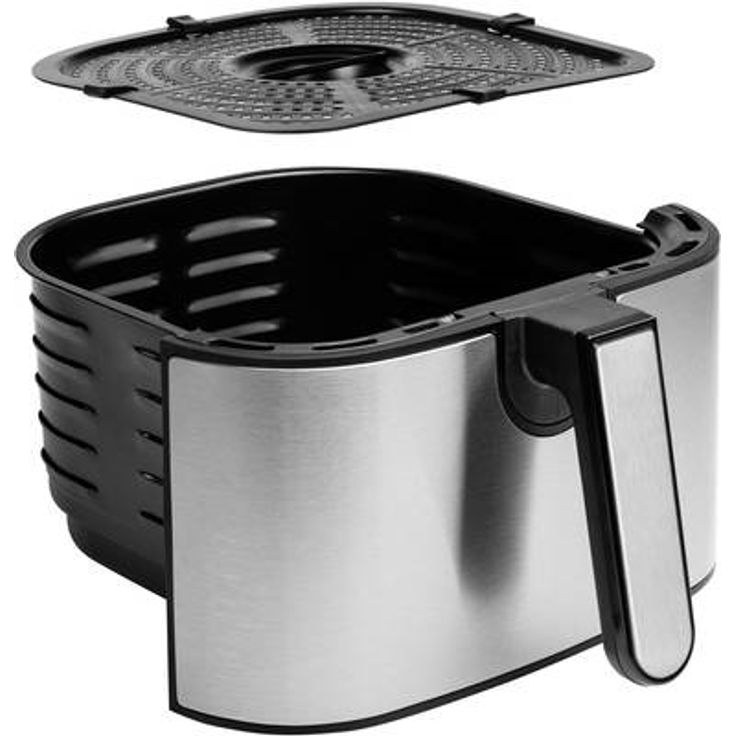 Princess Smart Heißluftfritteuse 182037 - mit digitalem Display, App-bedienbar iOS und Android, Warmhaltefunktion, 4,5L Fassungsvermögen, Edelstahlausführung, 1500 Watt – Bild 2