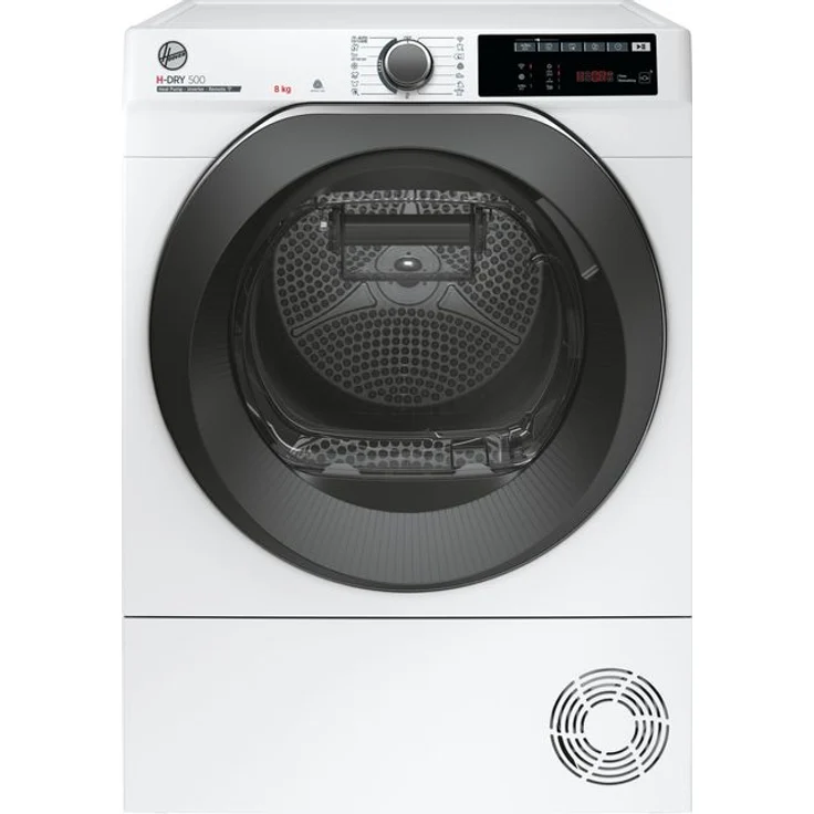 Hoover NDE H8A3TCBEXS-S, Wärmepumpentrockner, A+++, Fassungsvermögen 8 kg, Standgerät, Breite 59,6 cm, Auffrischen, Farbe weiß – Bild 1
