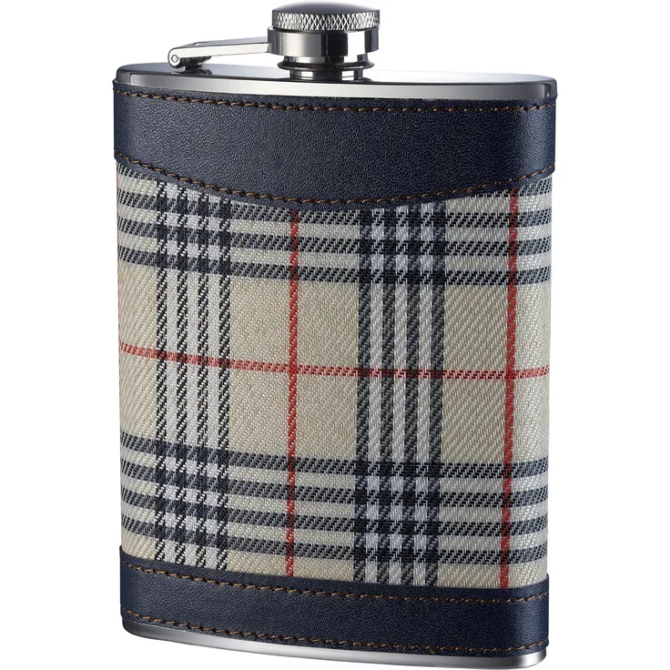Premier Housewares Flachmann-Set, Camouflage Design, Edelstahl, 8oz Flasche, 2Tassen