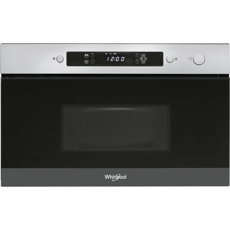 Whirlpool AMW 4900-IX Mikrowelle, Einbaugerät, 22 Liter Garraum, 750 Watt, Edelstahl