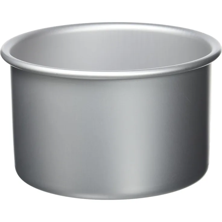IBILI Kuchenform rund-extra hoch 15x10 cm, Aluminium, Silber, 15 x 10 cm