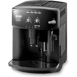 De'Longhi Caffé Corso ESAM 2600 Kaffeevollautomat mit Milchaufschäumdüse für Cappuccino und integriertem Mahlwerk, mit Espresso Direktwahltaste und Drehregler, 2-Tassen-Funktion, großer 1,8 Liter Wassertank, schwarz