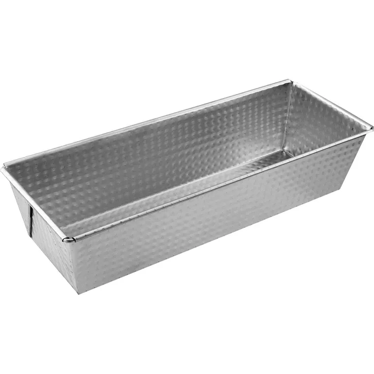Zenker Kastenform, Königskuchenform für leckere Brote und Kuchen, Backform aus Weißblech, geeigent für Elektro- und Gasofen, (Farbe: silber), Menge: 1 Stück