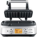 SAGE SWM620 the Smart Waffle Pro Waffeleisen mit LED-Anzeige, Belgische Waffeln 