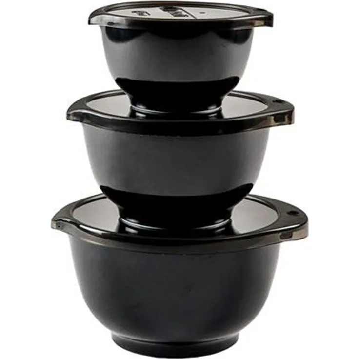 Rosti 6-tlg. Schüssel-Set Mini-Margrethe Black Edition