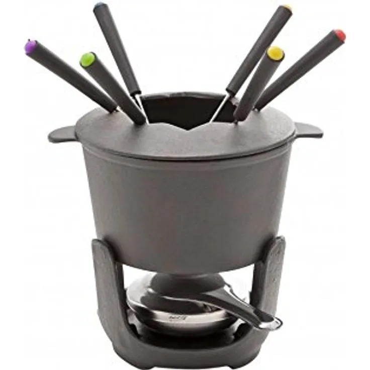 Cosy & Trendy 3035150 Fondue-Set 10 teilig für 6 Personen Aluminium