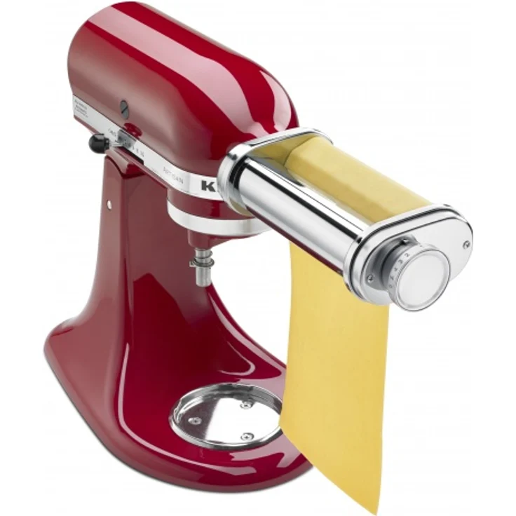 KitchenAid 5KSMPSA Nudelroller 1-teiliges-Set, Pasta-Aufsatz mit 9 Einstellungsstufen für Teigwaren, aus Edelstahl, Pasta-Roller – Bild 1