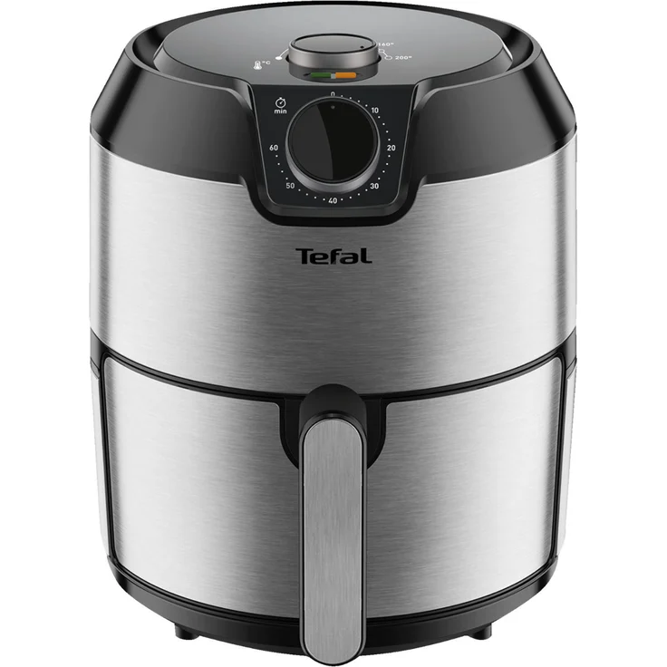 Tefal Easy Fry Classic EY201D Freistehende Heißluftfritteuse, Frittieren ohne Öl, 4,2 Liter Volumen, silber, Edelstahl, 1500 Watt, spülmaschinenfest – Bild 1