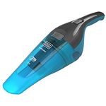 Black + Decker 2-in-1 Nass-Trocken-Handsauger (7.2V, Gummilippe für Nassreinigung aufsteckbar, transparenter Schmutzfangbehälter, inkl. Ladestation mit Wandhalterung, Bürste & Gummilippe) WDC215WA