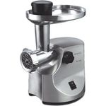 Kenwood MG 510 Fleischwolf separater Rücklaufschalter erweiterbar (450 Watt, 2,5 Kg) silber