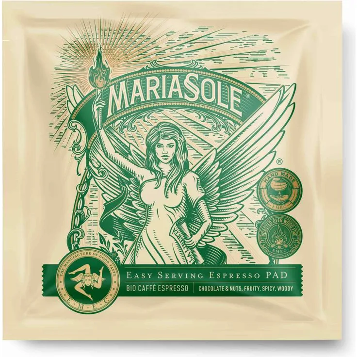 MariaSole Bio Caffe? Espresso Bio E.S.E. Pads 50 Stk à 7g