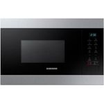 Samsung Mikrowelle mit Grill MG23A7013CT-EC, Einbaugerät, 23 Liter Garraum, 800 Watt, silber schwarz, Emaille