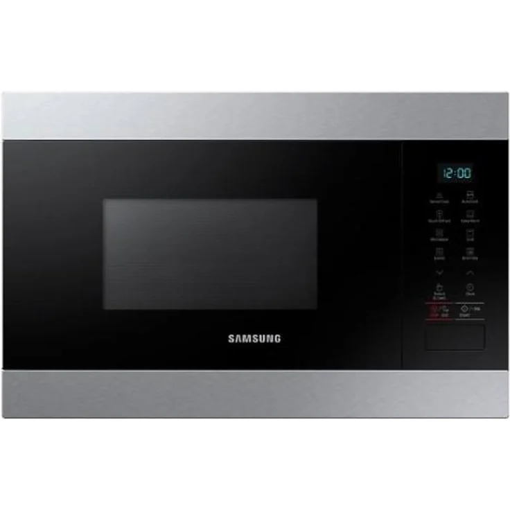 Samsung Mikrowelle mit Grill MG23A7013CT-EC, Einbaugerät, 23 Liter Garraum, 800 Watt, silber schwarz, Emaille – Bild 1