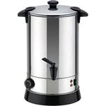 Silva Homeline HGA 680 Heißgetränkeautomat, mit Auslaufhahn, Rostfreier Stahl, 6.8 L, schwarz-silber, 950 Watt