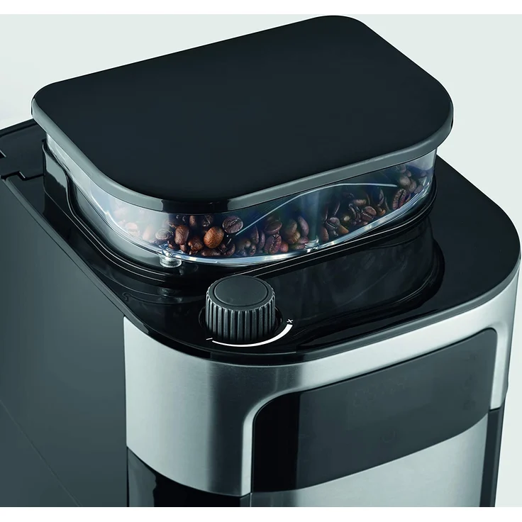 SEVERIN 4813-000 KA 4813 Filterkaffeemaschine mit integriertem Mahlwerk, 1000, 1.25 liters, Edelstahl-gebürstet-schwarz – Bild 4